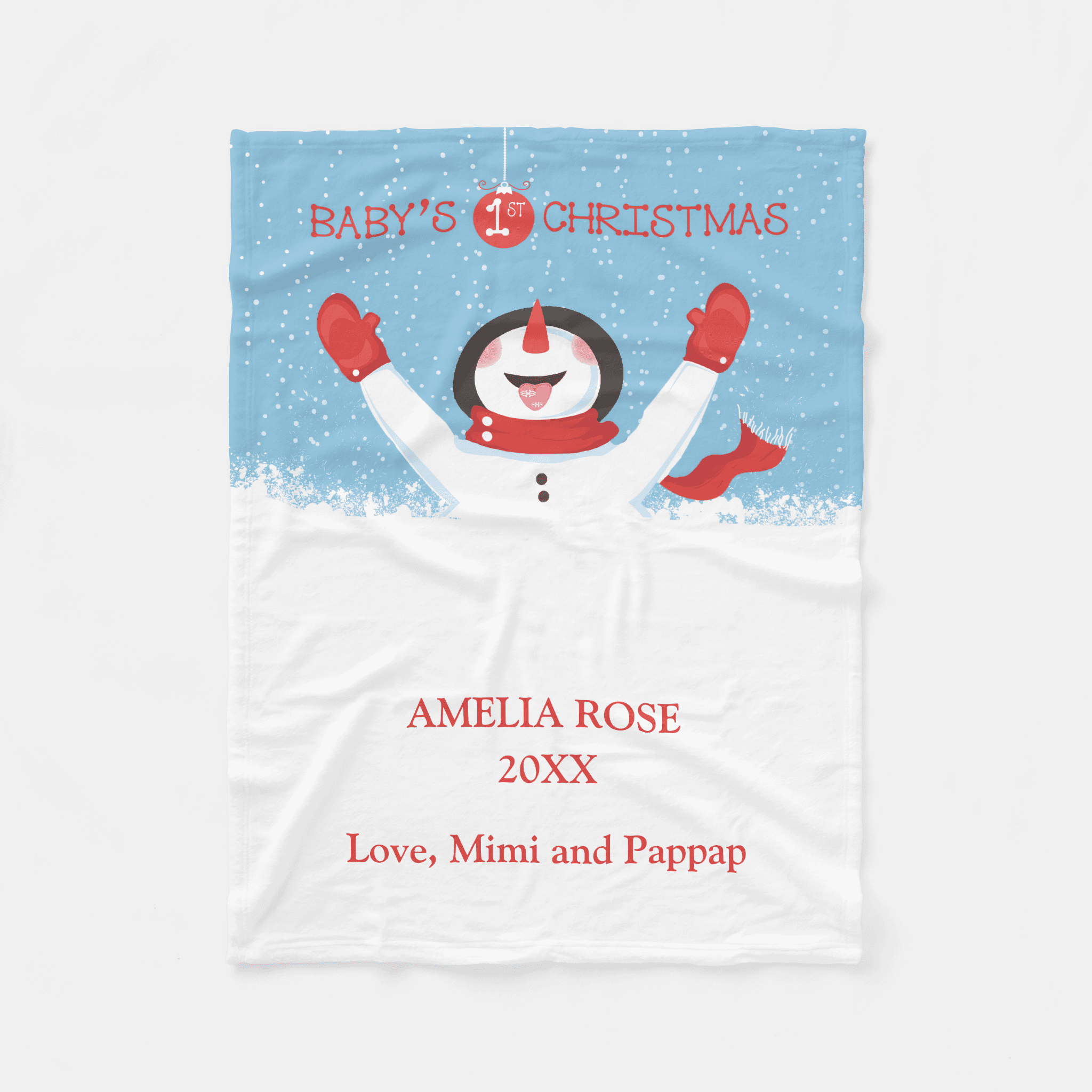 Magical Baby’s First Christmas Gifts to Celebrate - Fleece Blanket
