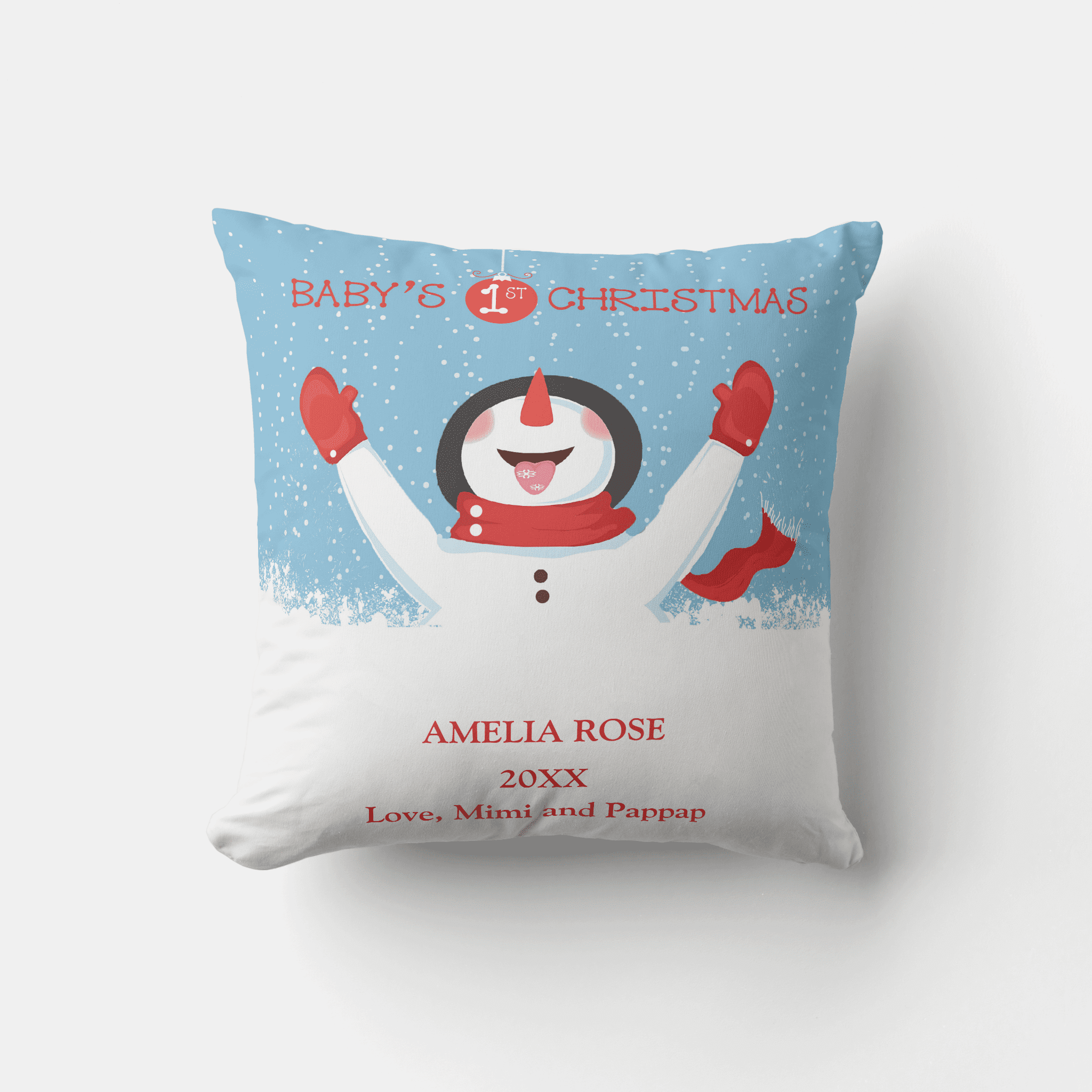 Magical Baby’s First Christmas Gifts to Celebrate - Throw Pillow